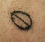 Spay/Neuter Tattoo Symbol